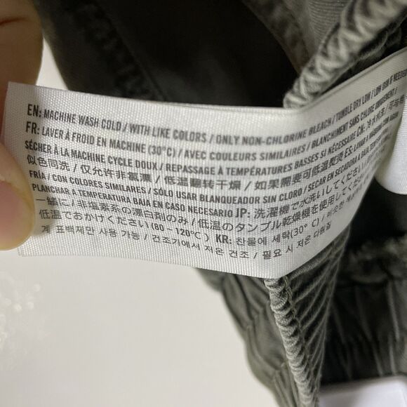 Hollister Women’s Size Small Green High Rise Jogger Pants Drawstring Streetwear - Picture 9 of 9